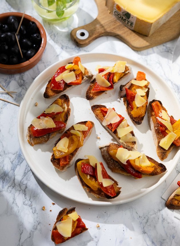 Comté_Toast Poivron