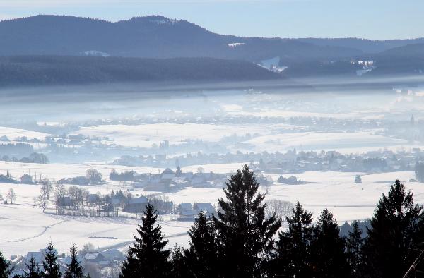 L'hiver passé, le terroir des Fins laissera apparaître une mosaïque de prairies vertes et bien ordonnées. (photo ©CIGC/Petit)