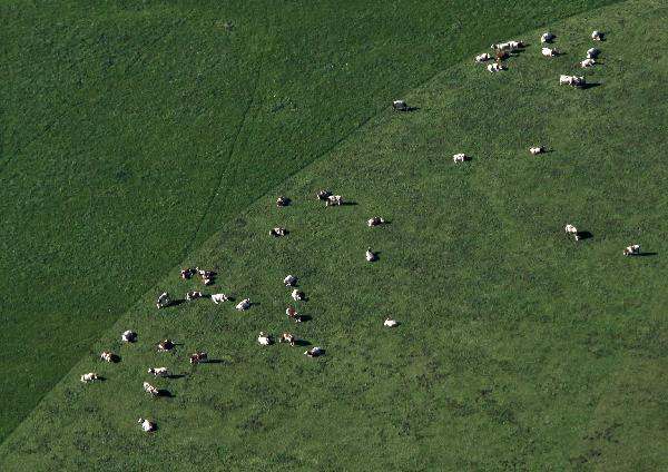 Mouthe, vue d'avion