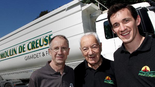 Pierre-Alain Girardet, avec son grand-père et son père.